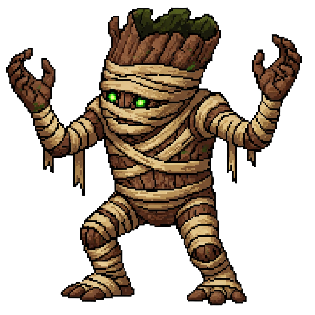 Tree Mummy Walking Pose